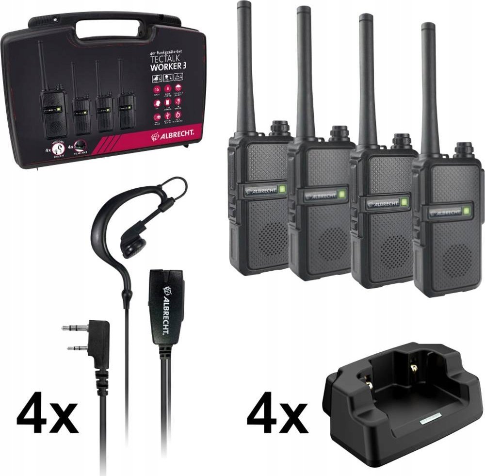 Albrecht Tectalk Worker 3 PMR446 case