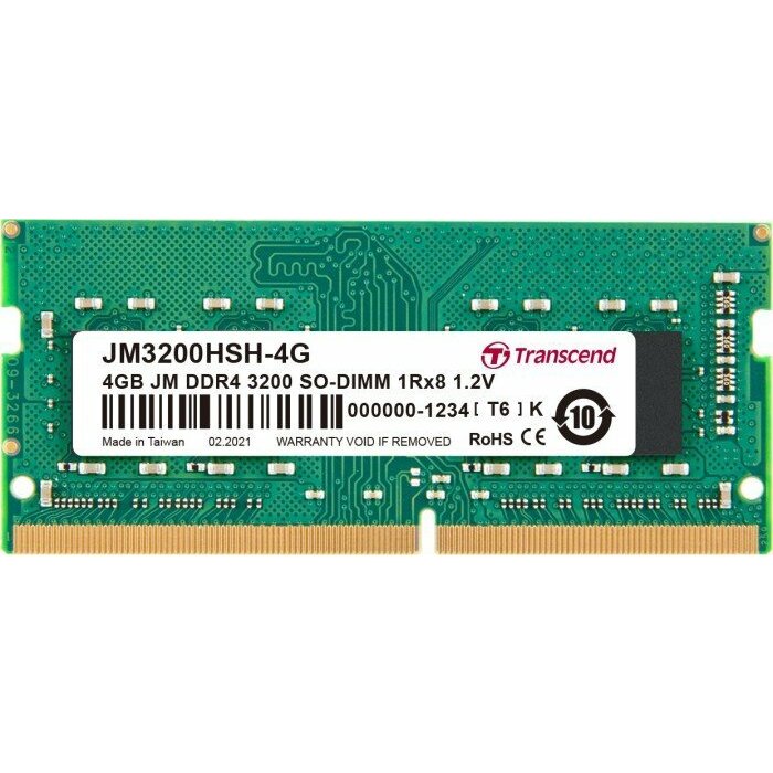 Transcend JetRam JM3200HSH-4G 4GB 3200MHz |