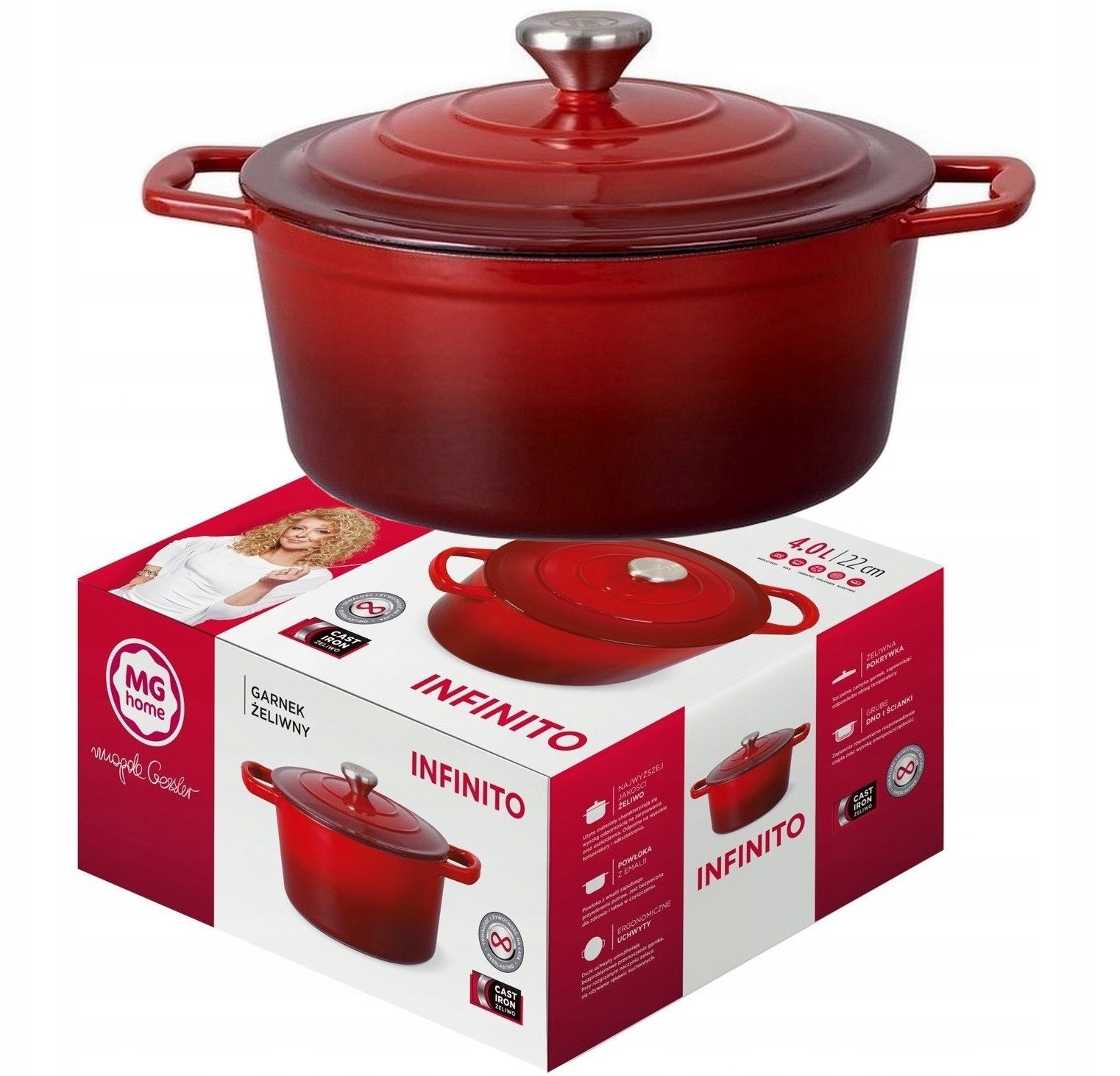 Skeppshult GARNEK ŻELIWNY INFINITO 4 L