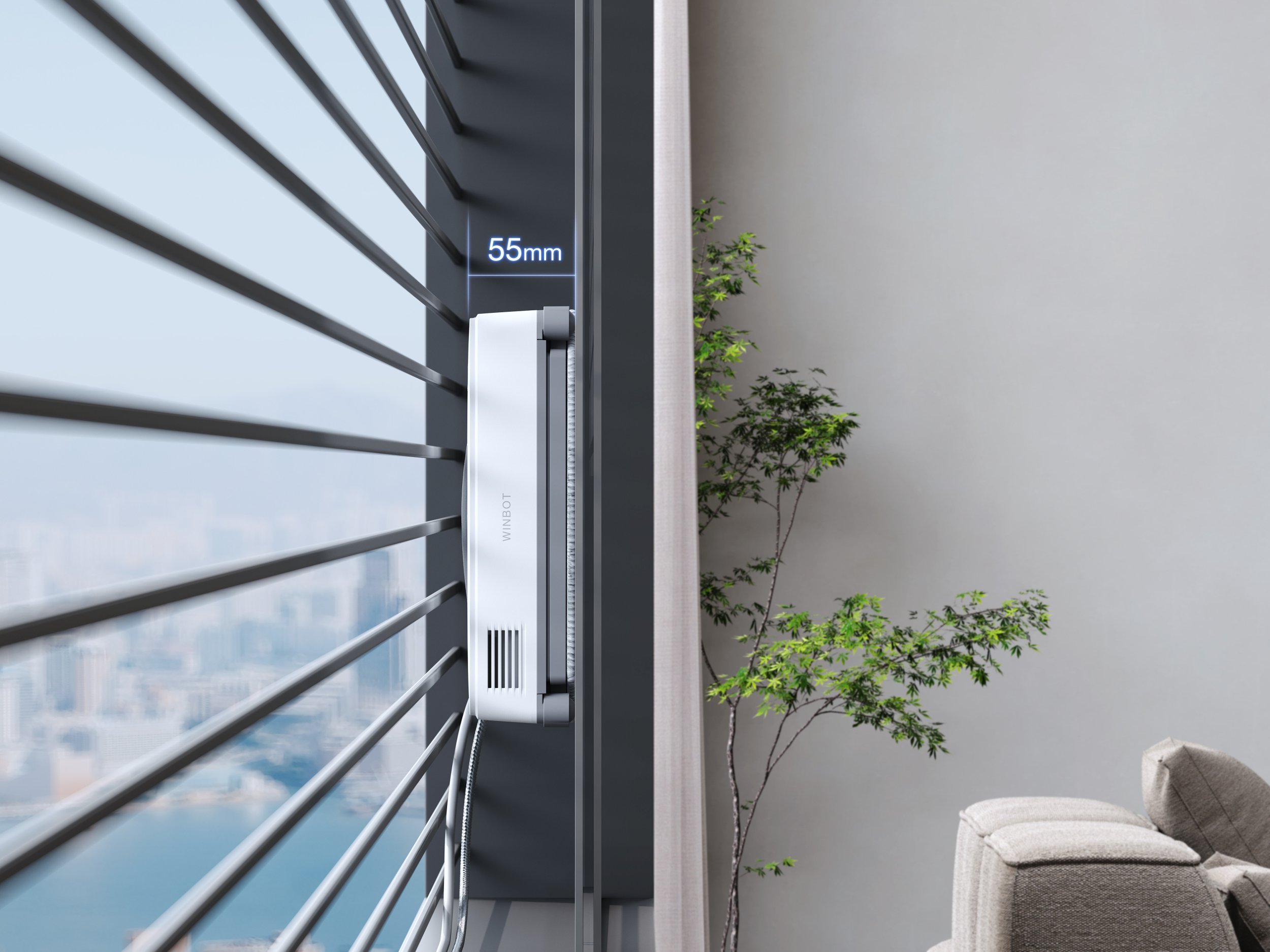 Ecovacs Winbot Mini Fensterroboter grau |