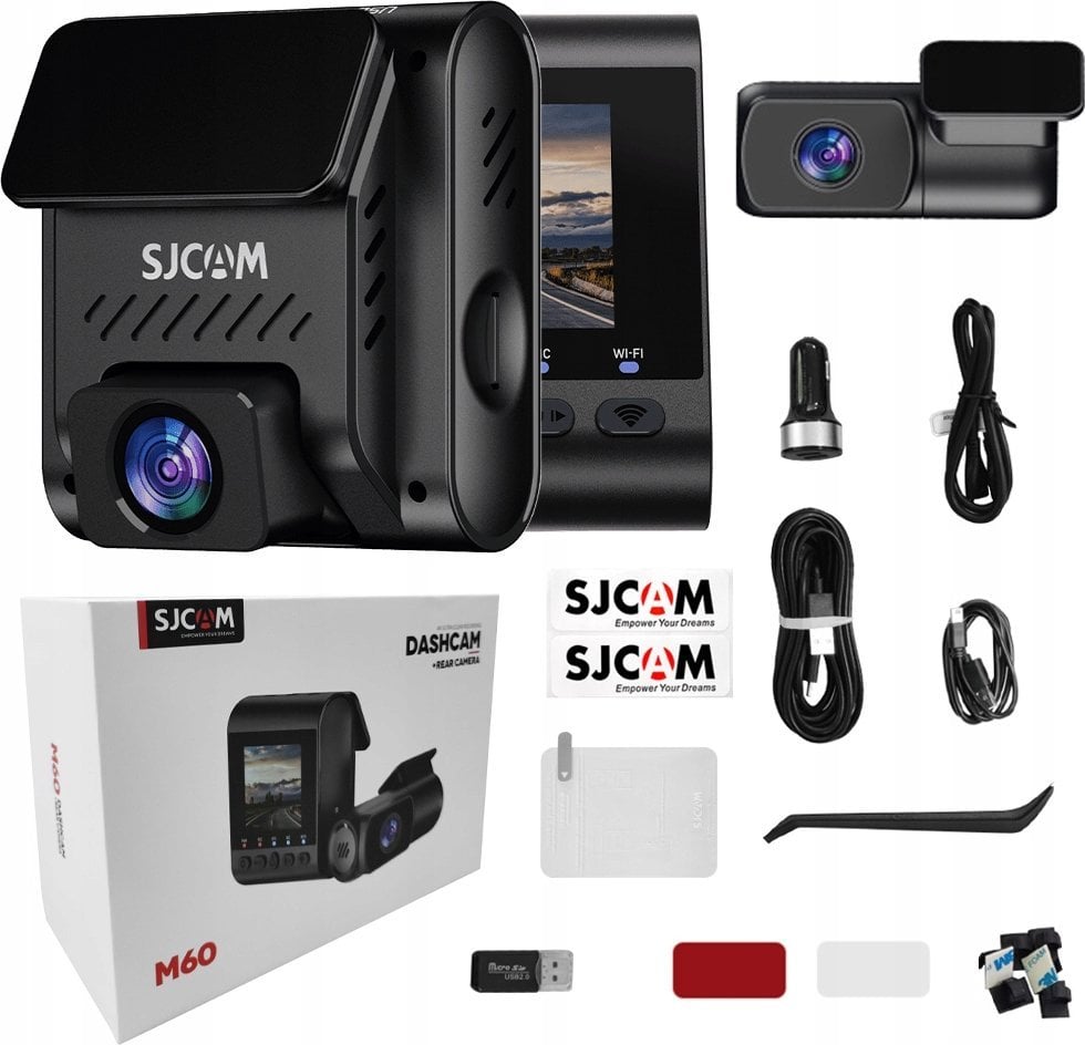 SJCAM M60 Dash Cam, 2CH |