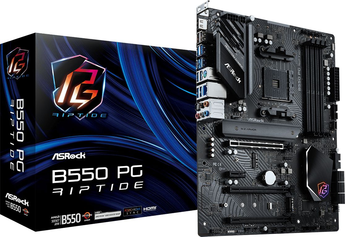 ASRock B550 PG RIPTIDE Motherboard, AM4