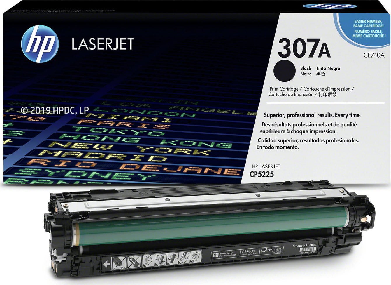 Toner HP 307A Black Oryginał  (CE740A)