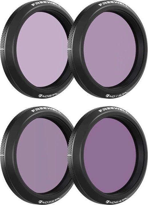 Freewell set of 4 ND/PL filters