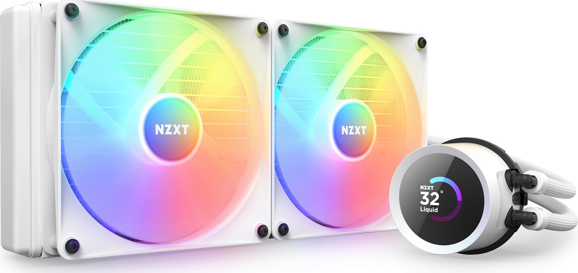 NZXT Kraken 280 RGB, white water