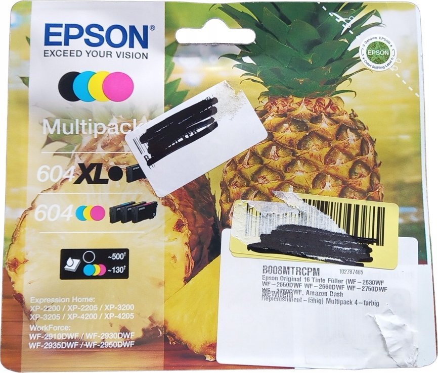 Tusz Epson 604/604XL Multipack - 4er-Pack