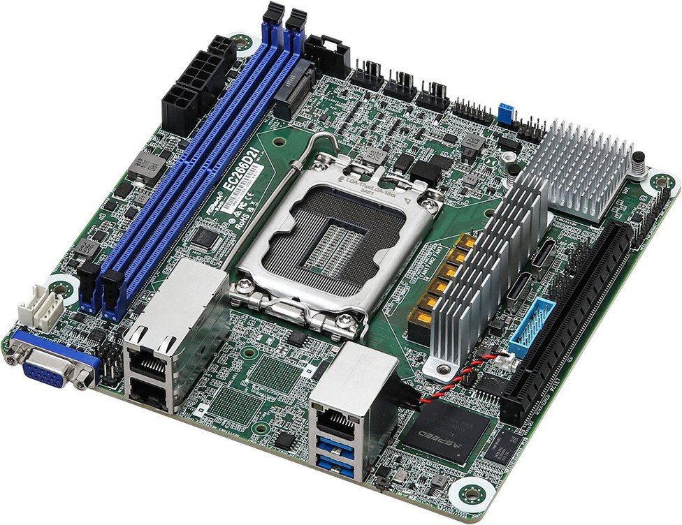 ASRock EC266D2I Motherboard, LGA1700, Intel C266