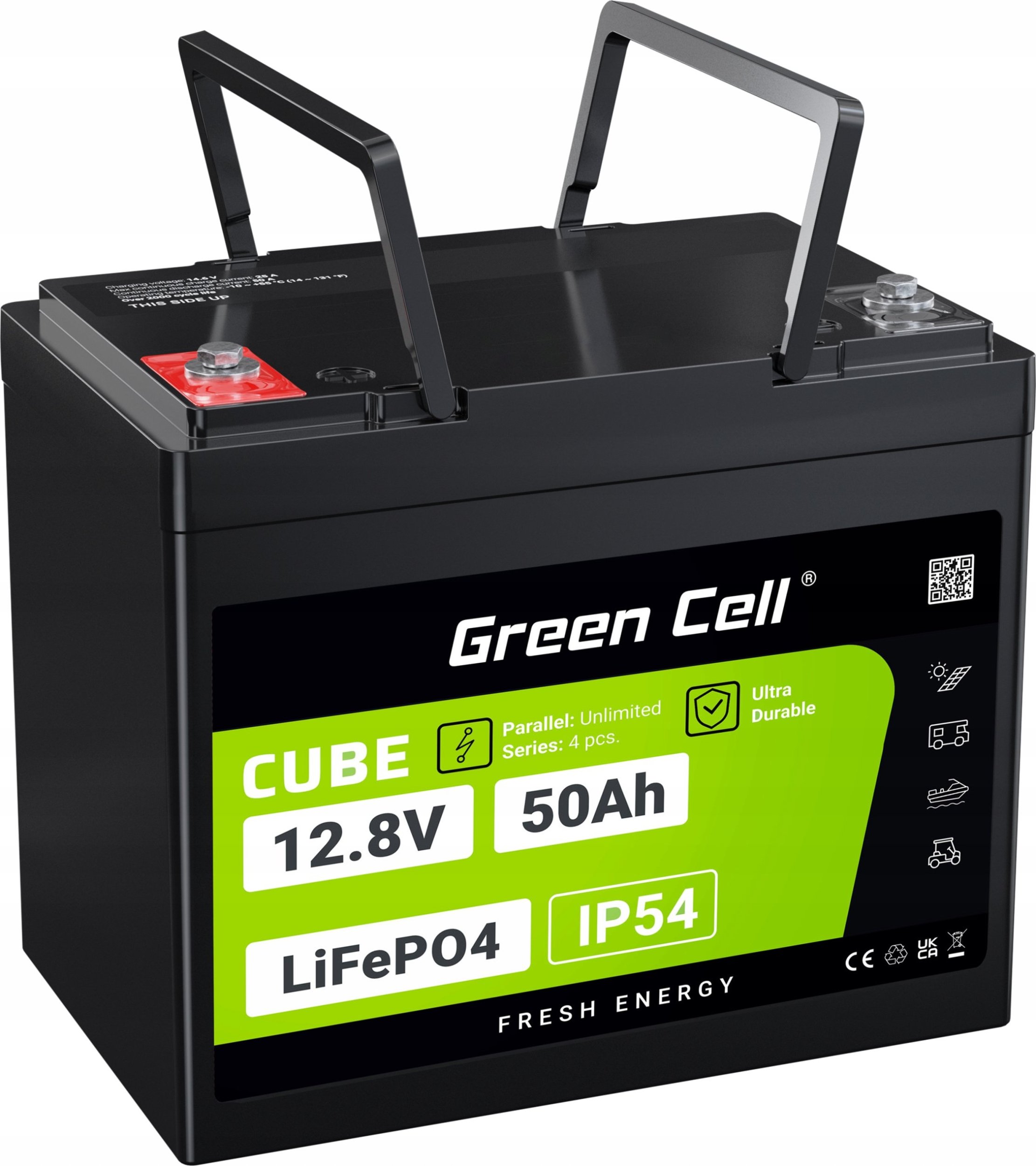 Green Cell Accumulator CUBE LiFePO4 50Ah