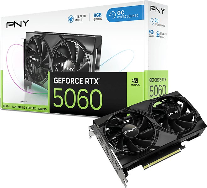 PNY Graphic Card GeForce RTX5060OC 8GB