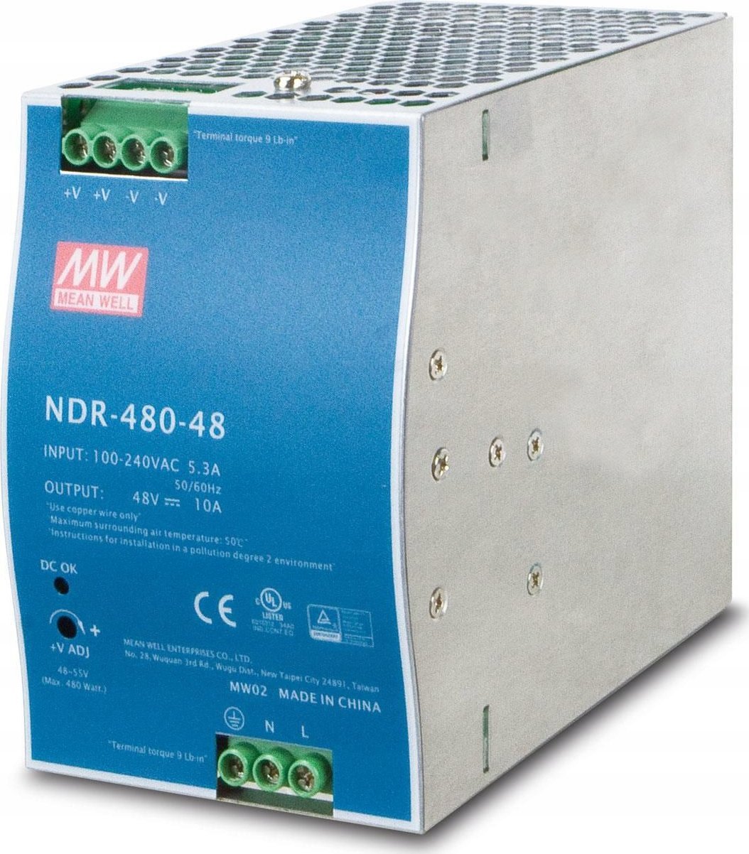 Planet PWR-480-48 48V 480W Din-Rail Power
