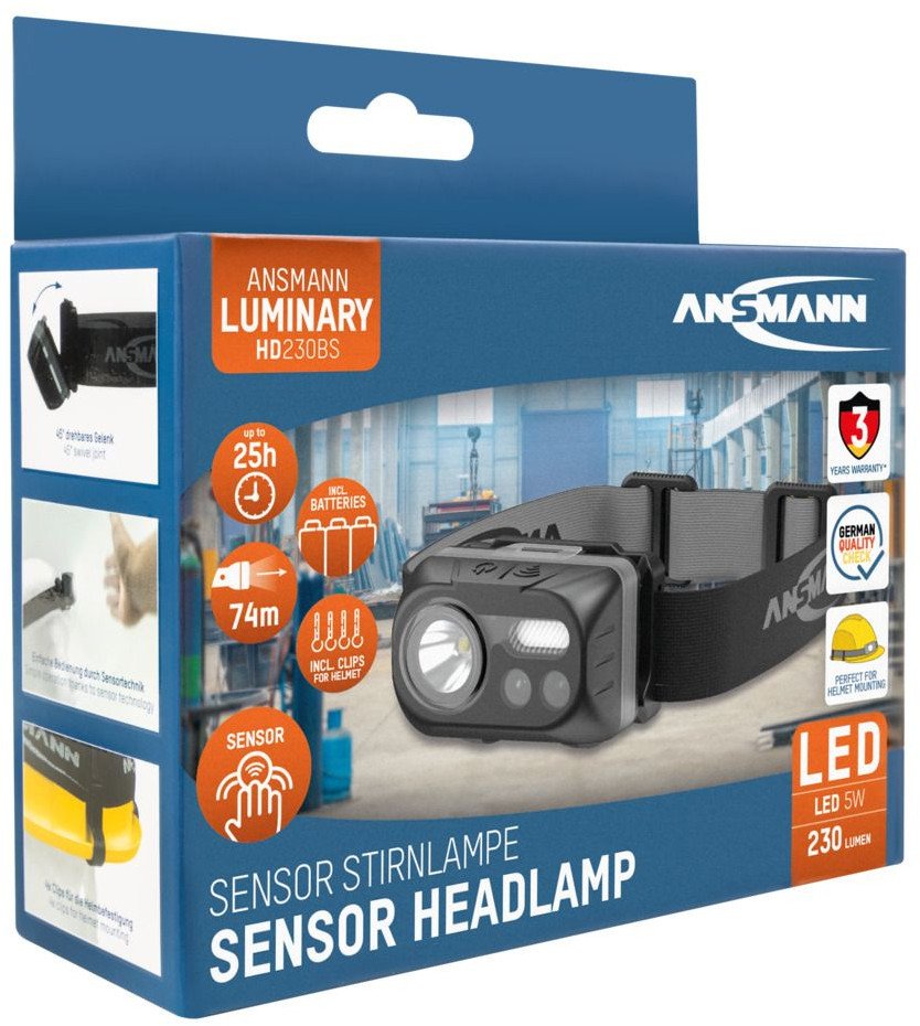 Ansmann headlamp Ansmann headlamp HD230BS, LED
