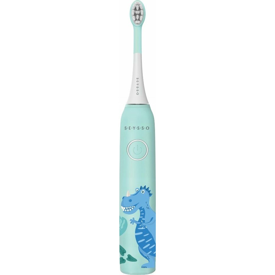 Szczoteczka Seysso Kids Dinosaur Blue Zielona