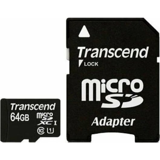 Transcend microSDXC 64GB TS64GUSDXC10 - UHS-I