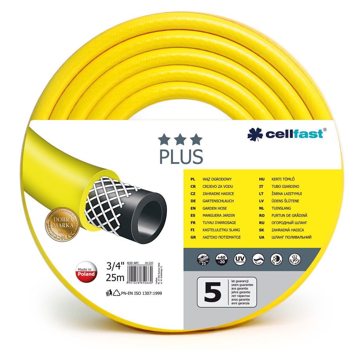 Cellfast Wąż ogrodowy Plus 3/4" 25m