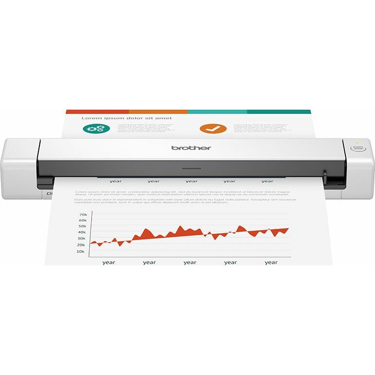 Brother DS-640 mobile scanner, 3-year warranty
