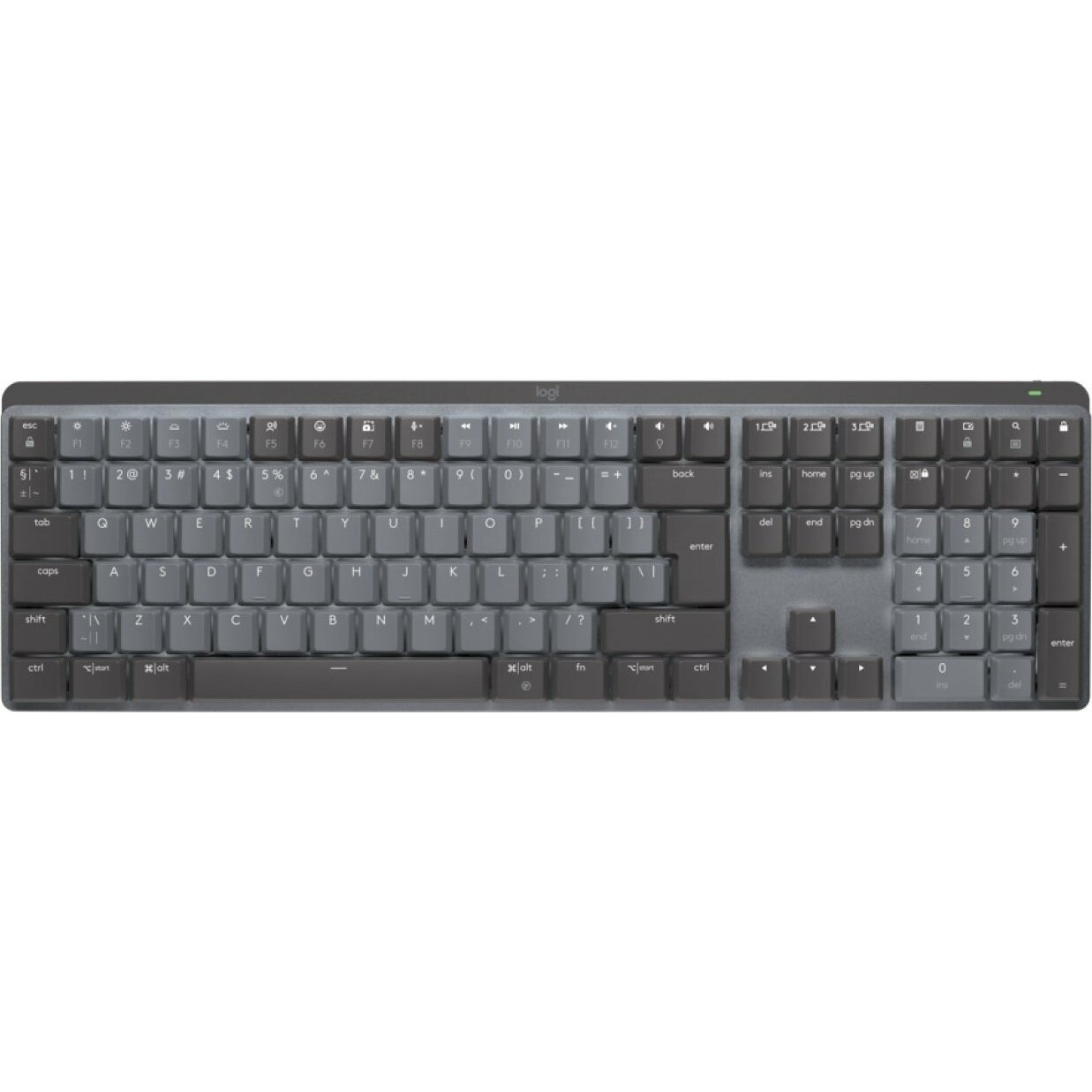 Logitech MX Mechanical Keyboard (quiet spring-loaded)