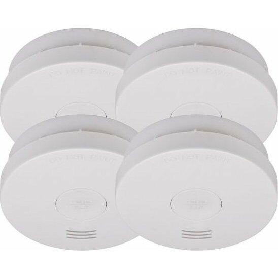 Brennenstuhl 4x Smoke Detector 10 years
