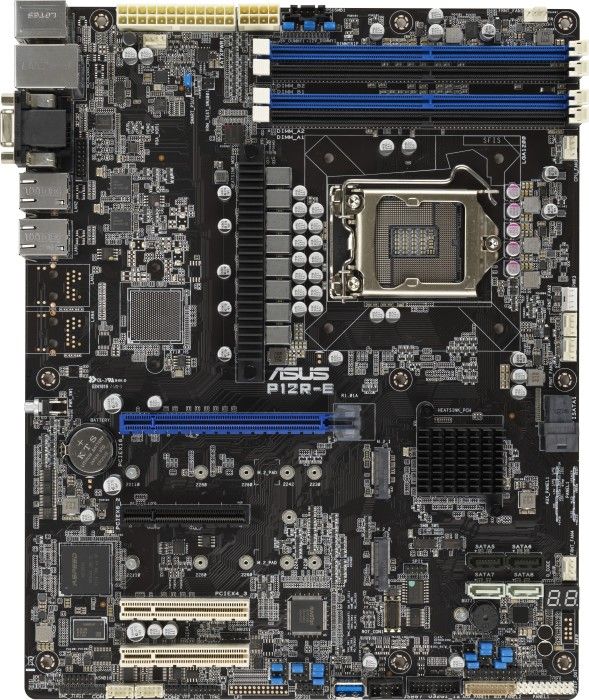 ASUS P12R-E Motherboard, LGA1200, Intel C256