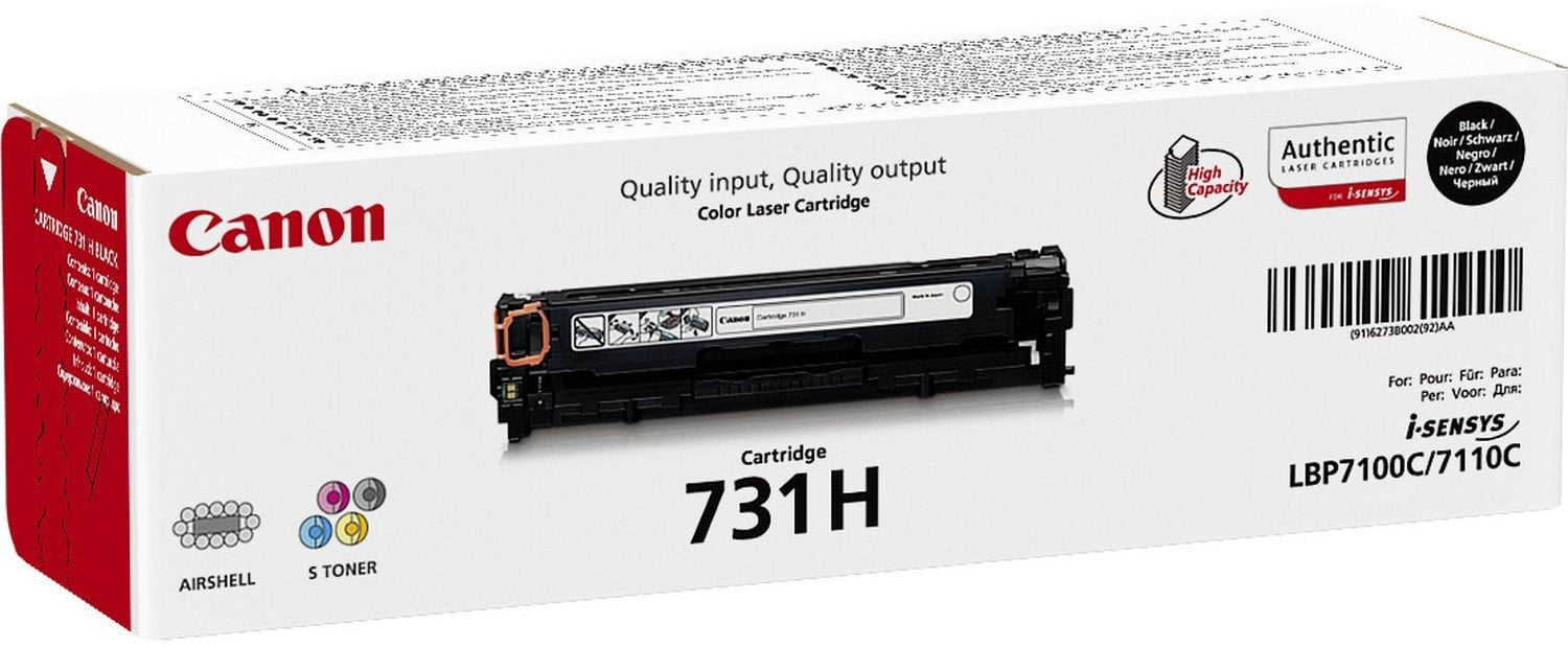 Toner Canon 731H BK/CLBP CARTRIDGE |