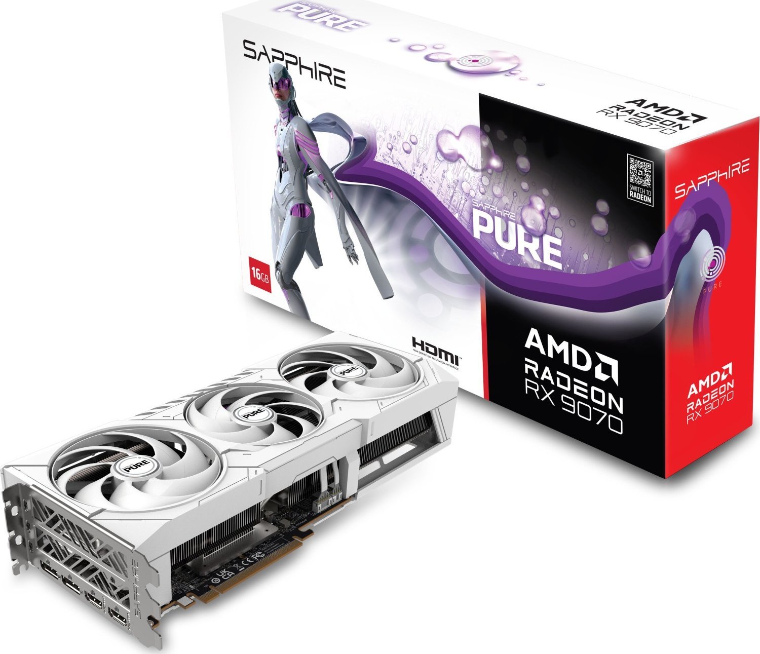 Sapphire Radeon RX 9070 PURE 16GB