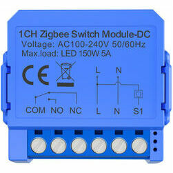 1-channel ZigBee switch module with voltage-free contact Avatto ZWSM16-DC32V-1
