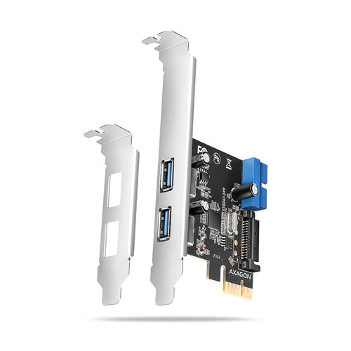 AXAGON  PCI-Express card with a pair