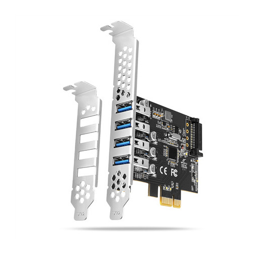AXAGON PCI-Express card with four external