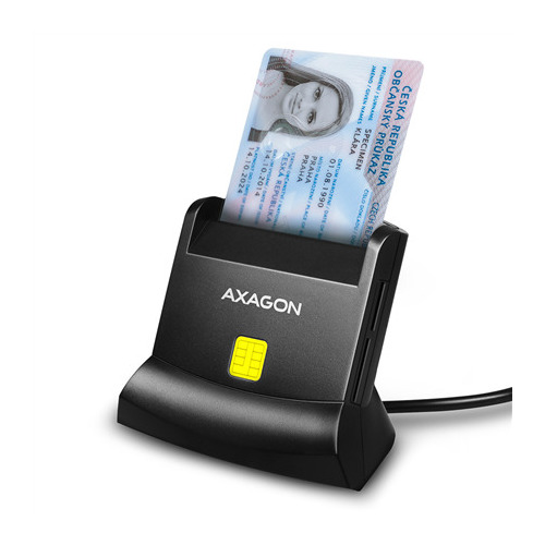 AXAGON  Universal desktop USB contact Smart/ID