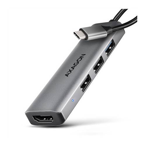 AXAGON  USB-C 5Gbps STARTER 4in1 Hub