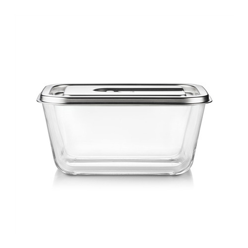 Caso  Glass Vacuum Container with Stainless