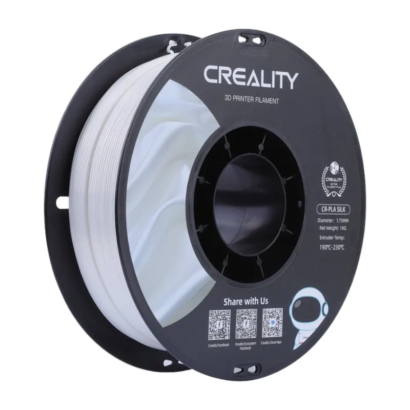 CR-Silk PLA Filament Creality (White) |