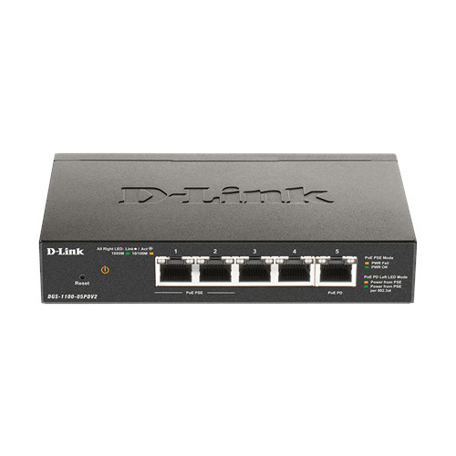 D-Link | 5-Port Gigabit PoE Smart