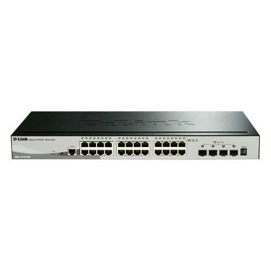 D-Link  DGS-1510-28X 24GE 4SFP+ | DGS-1510-28X/E