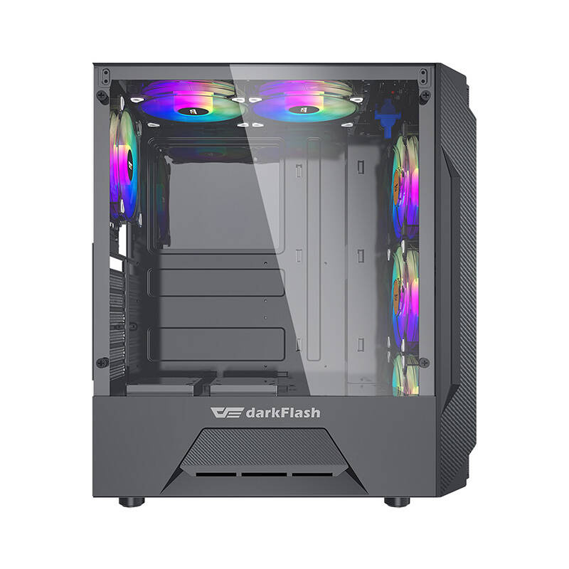 Darkflash LEO computer case (black) |