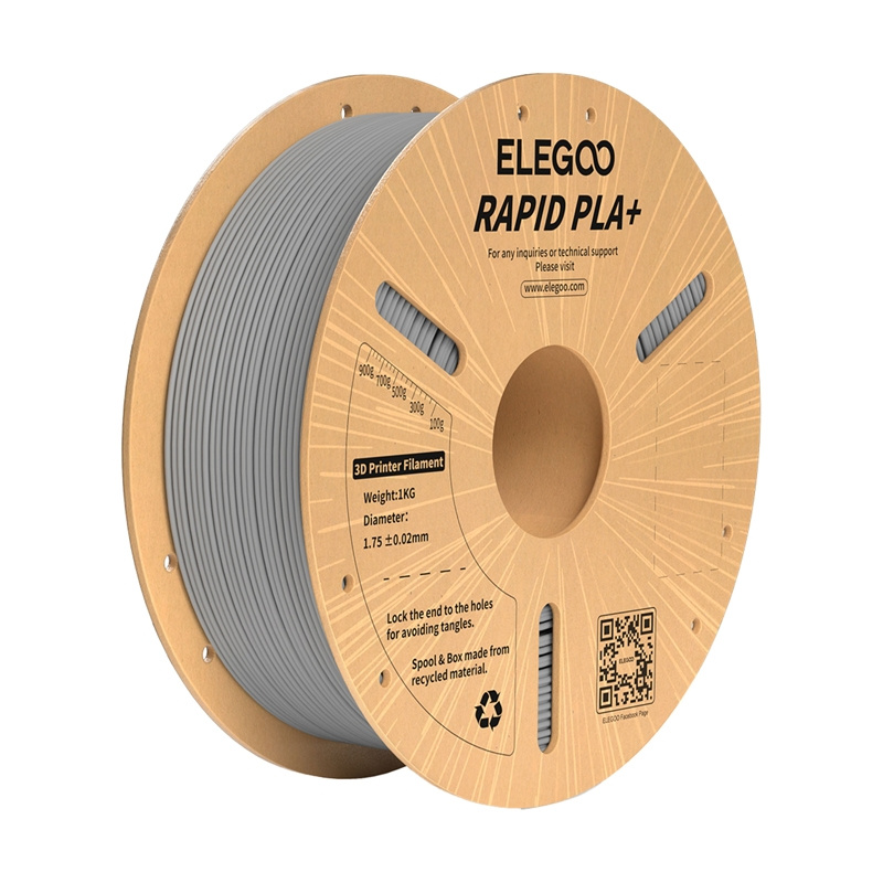 ELEGOO Rapid PLA+ Filament (Gray) |