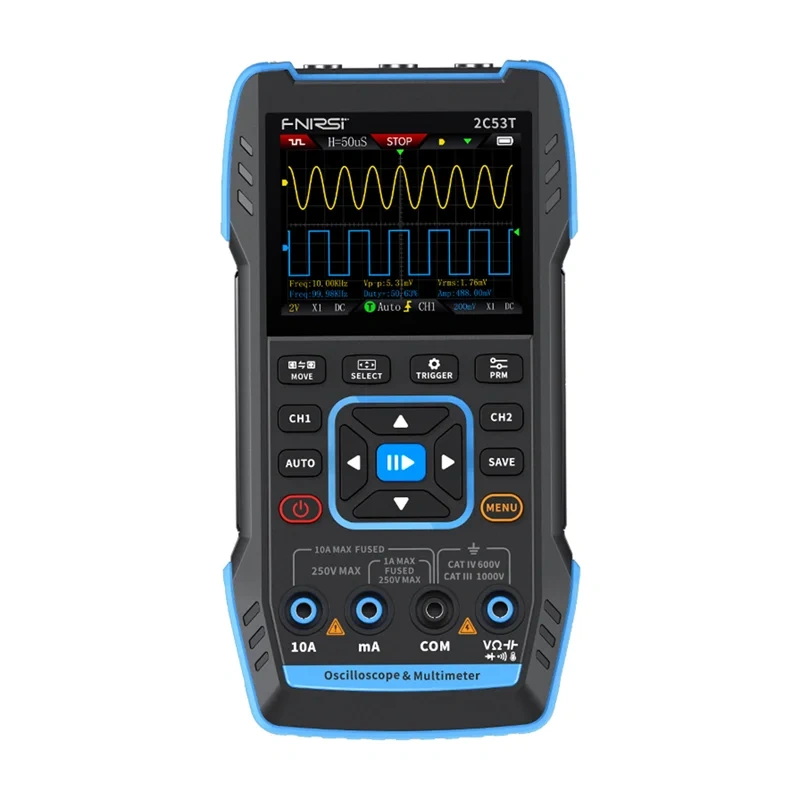 FNIRSI 2C53T 3-in-1 portable oscilloscope multimeter