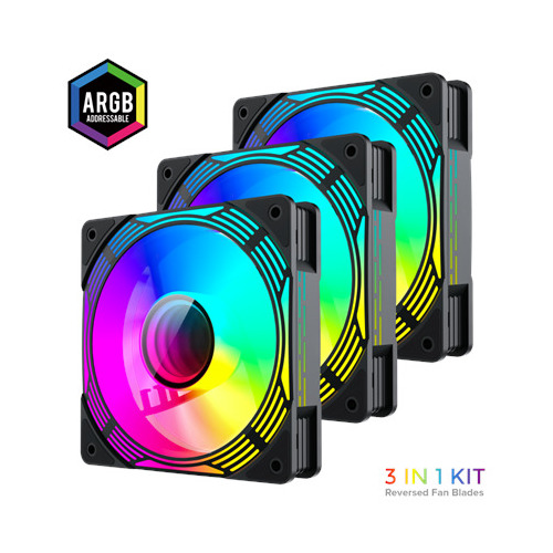 Gamemax Case Fan | KF300R BK