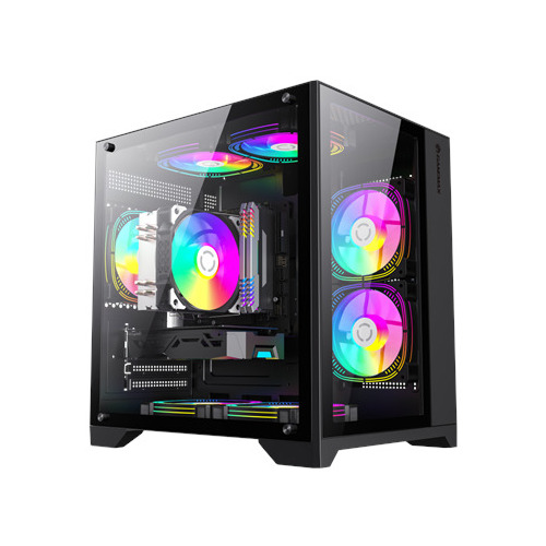 Gamemax INFINITY PC Case, Micro-ATX, Black