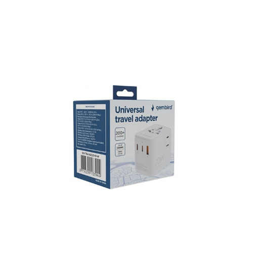 Gembird Universal travel power adapter |