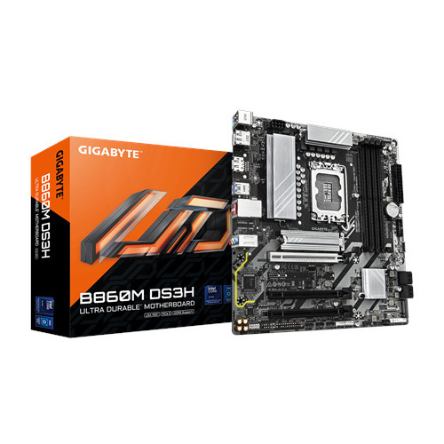 Gigabyte B860M DS3H Motherboard, LGA1851, Intel