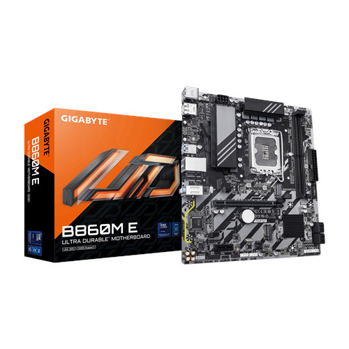 Gigabyte B860M E Motherboard, LGA1851, Intel