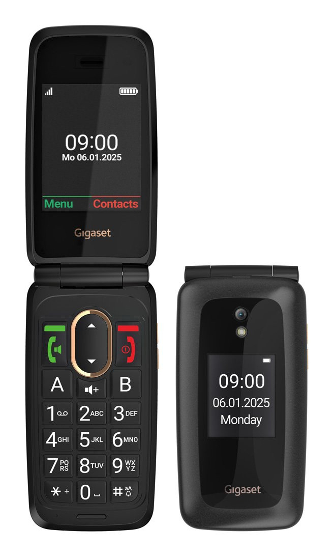 GIGASET SENIOR PHONE GL795 BLACK (S30853-H1235-R101)