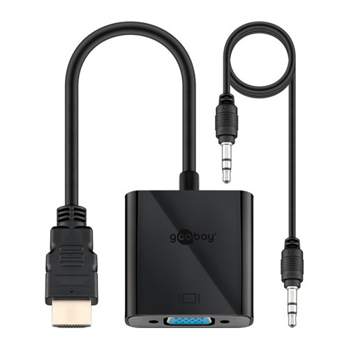 Goobay  | HDMI/VGA adapter, nickel plated