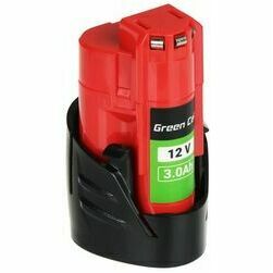 Green Cell  for Milwaukee M12 12V 3Ah battery M12 B3 4932451388 - pieejams uzreiz veikalā
