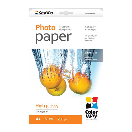 ColorWay High Glossy Photo Paper |