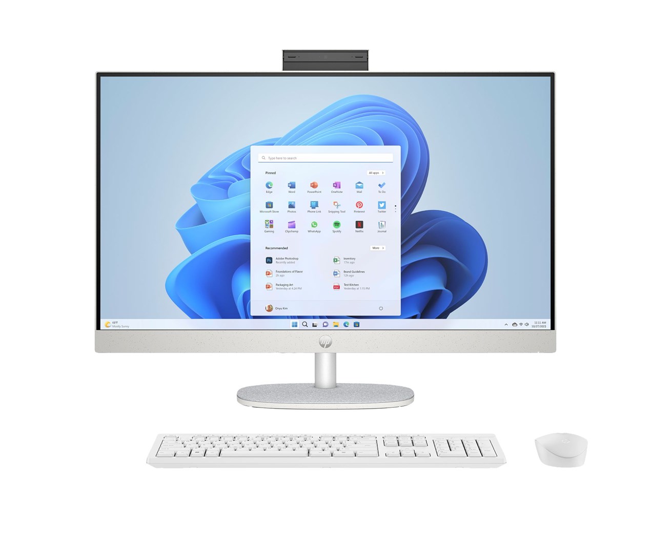 HP 27-cr0232nw AMD Ryzen™ 5 7520U