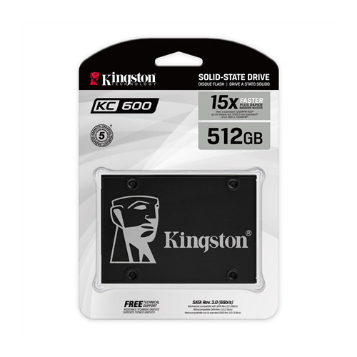 Kingston KC600 512GB 2.5" SATA