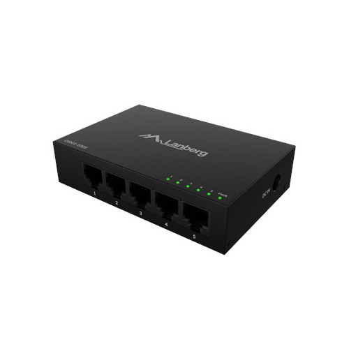 Lanberg  |  5x1GB/s Unmanagment Gigabit Ethernet