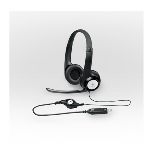 Logitech H390 USB Computer-Headset Black (981-000406)