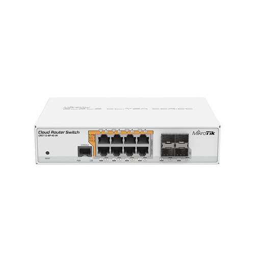 MikroTik  | Cloud   CRS112-8P-4S-IN | Web